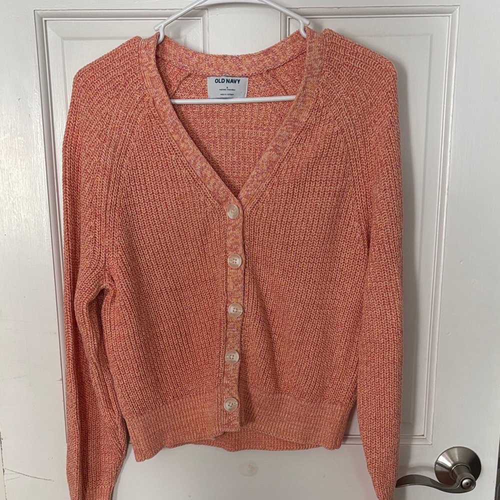 Old Navy Women's Peach Cardigan